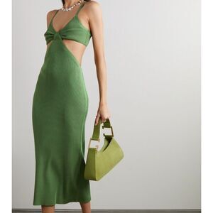 Cult Gaia Green Midi Dress